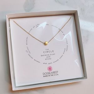 NWT dogeared the circle necklace